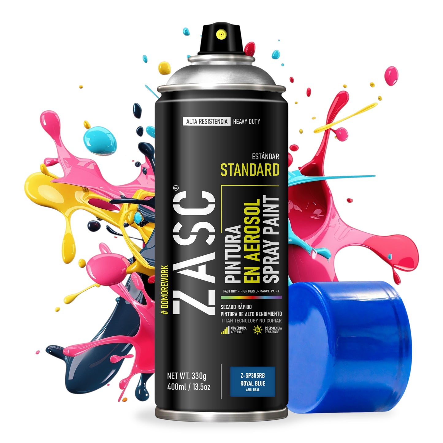 Pintura En Spray / Aerosol Zasc Colores Estándar 400ml