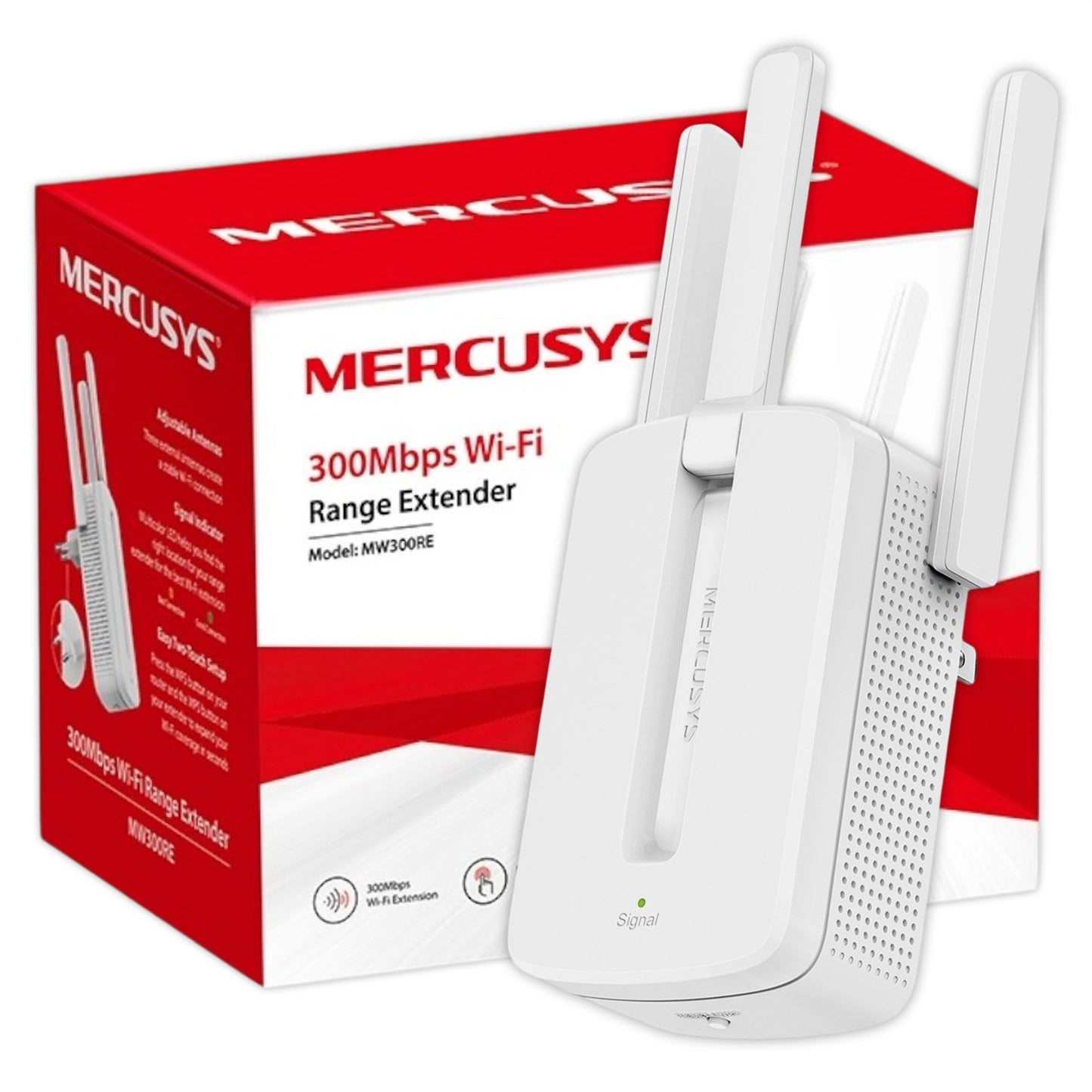 Extensor De Rango Amplificador Repetidor 300 Mbps Mercusys