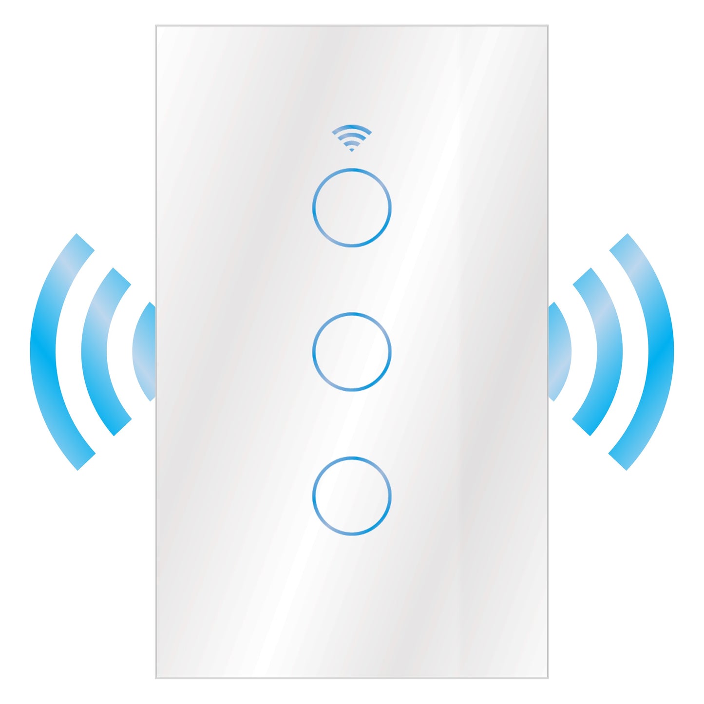Interruptor Wi-fi Inteligente FERCO Táctil / Voz compatible con Alexa & Google