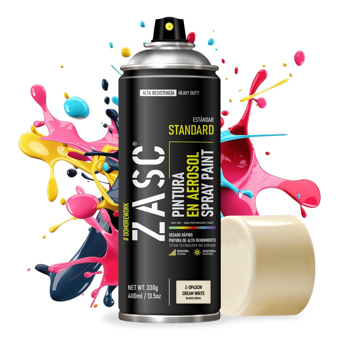Pintura En Spray / Aerosol Zasc Colores Estándar 400ml