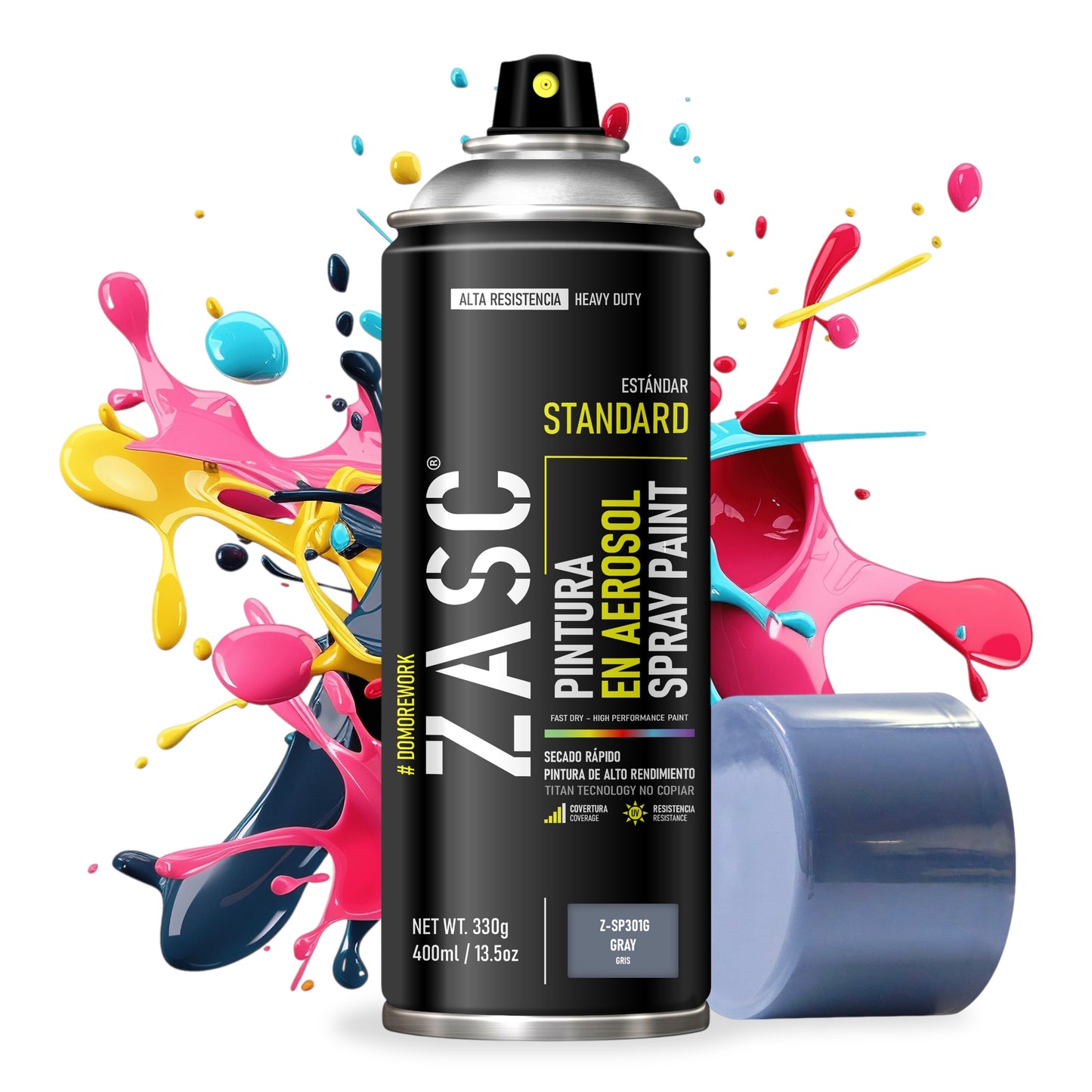 Pintura En Spray / Aerosol Zasc Colores Estándar 400ml