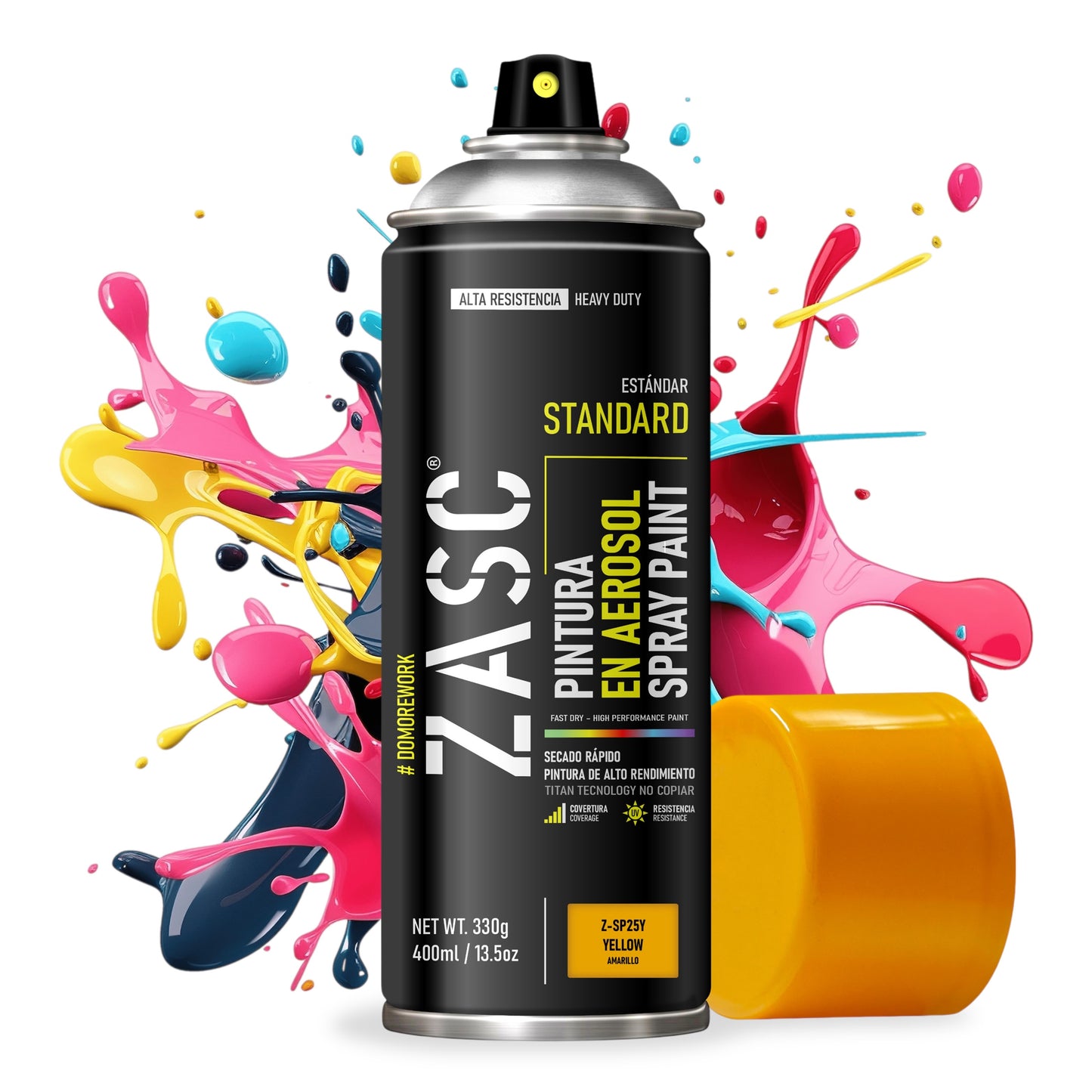 Pintura En Spray / Aerosol Zasc Colores Estándar 400ml