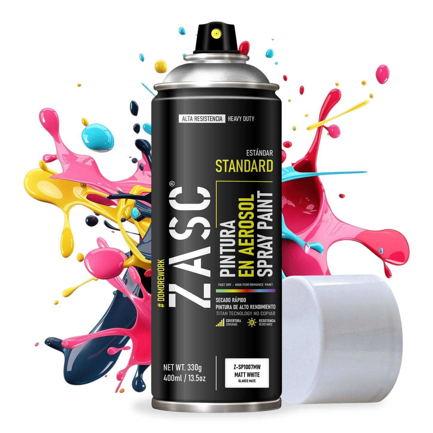 Pintura En Spray / Aerosol Zasc Colores Estándar 400ml