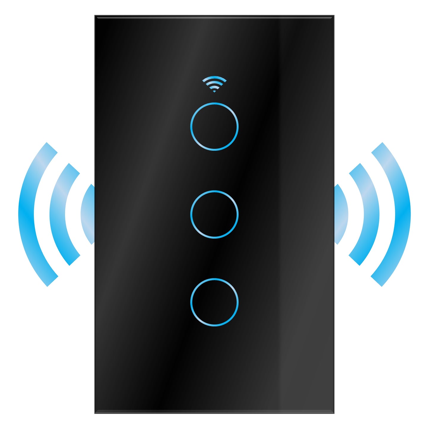Interruptor Wi-fi Inteligente FERCO Táctil / Voz compatible con Alexa & Google