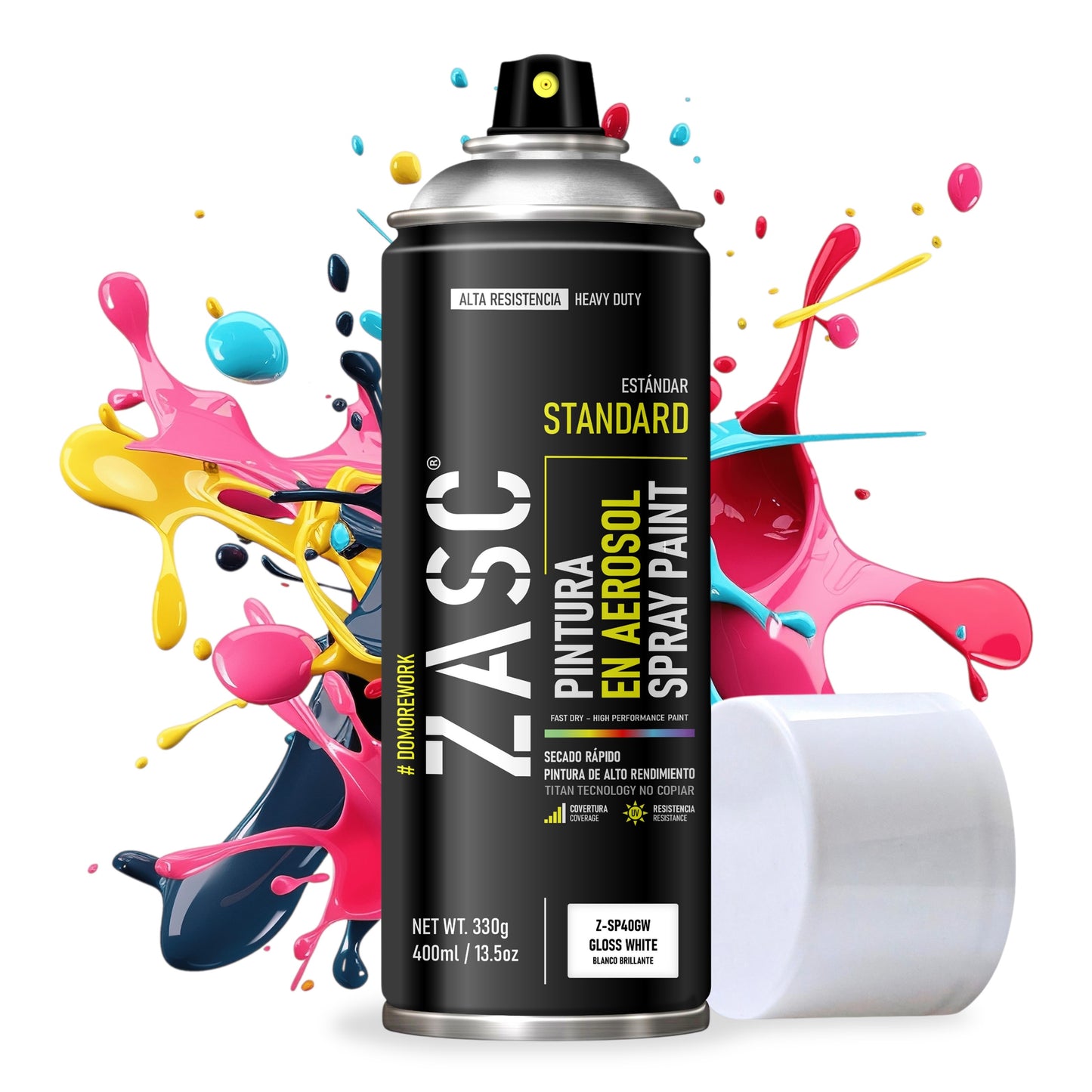 Pintura En Spray / Aerosol Zasc Colores Estándar 400ml