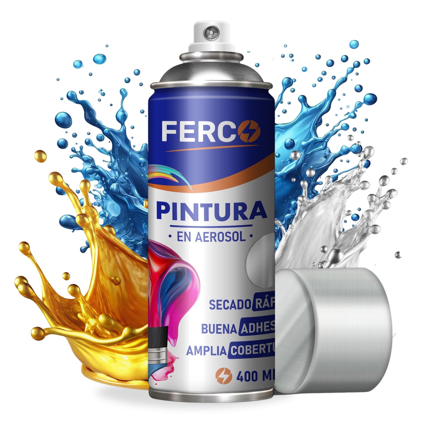 Pintura Ferco En Spray / Aerosol Acrílica Colores Premium 400cc