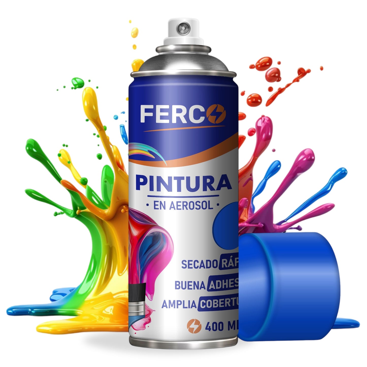 Pintura Ferco en Spray / Aerosol Acrílica Colores Clásicos 400cc