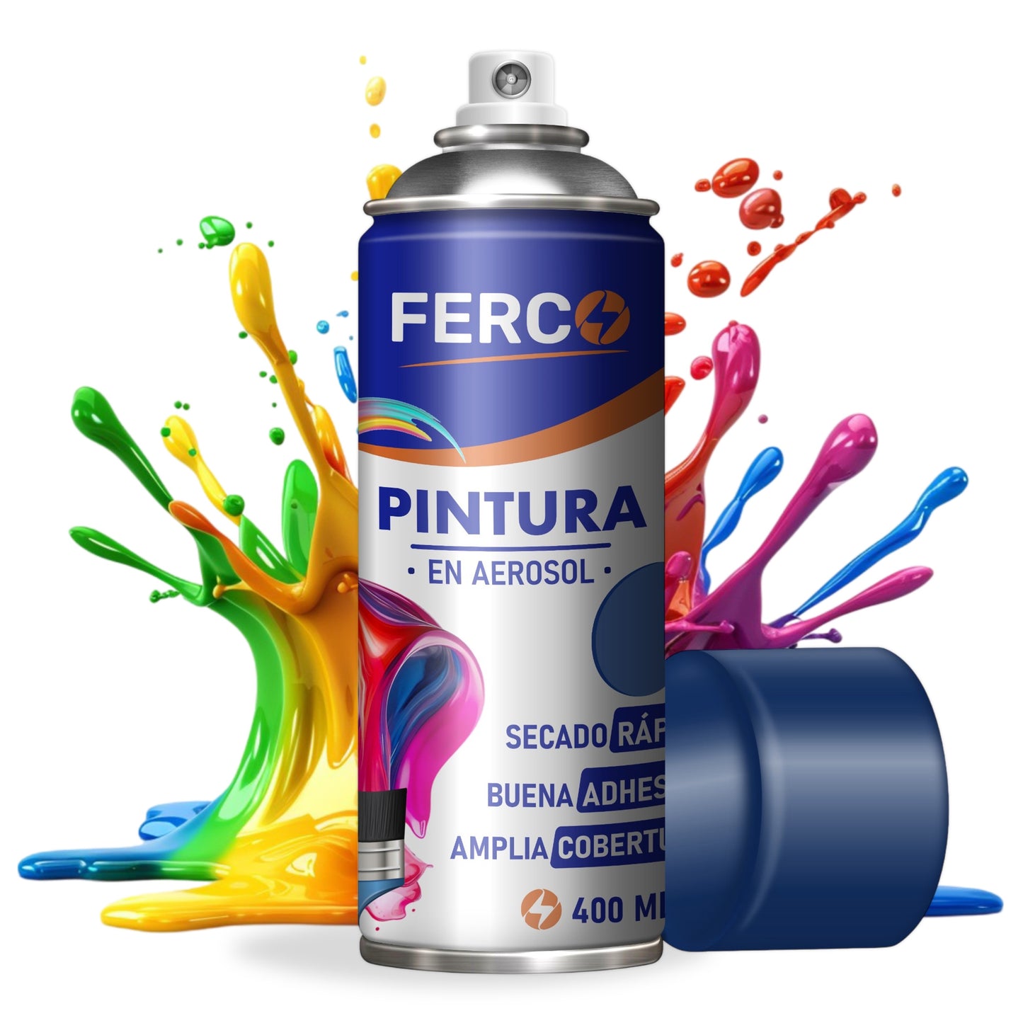 Pintura Ferco en Spray / Aerosol Acrílica Colores Clásicos 400cc