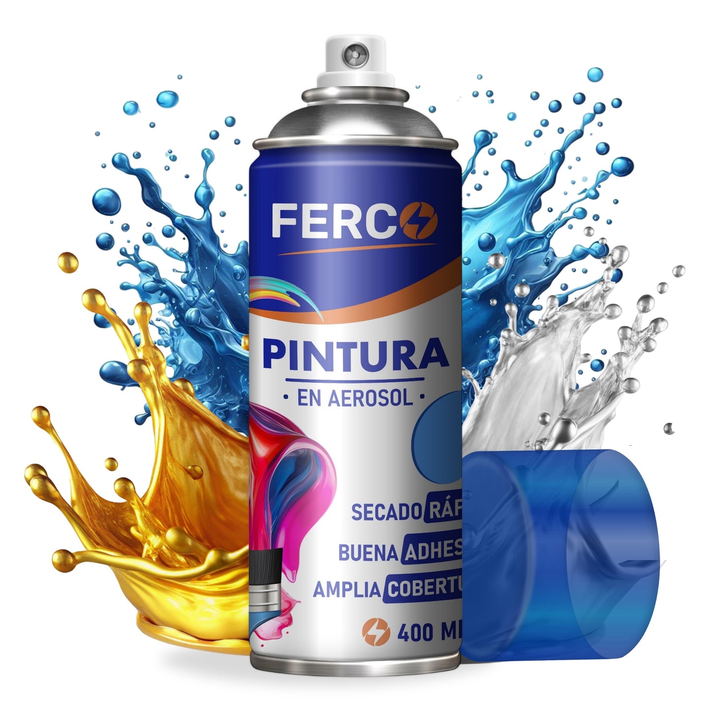Pintura Ferco En Spray / Aerosol Acrílica Colores Premium 400cc