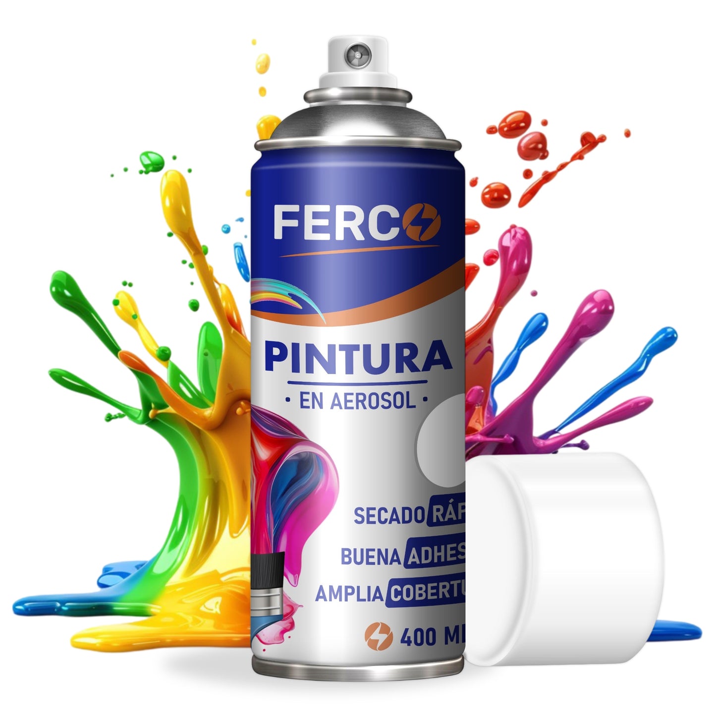 Pintura Ferco en Spray / Aerosol Acrílica Colores Clásicos 400cc