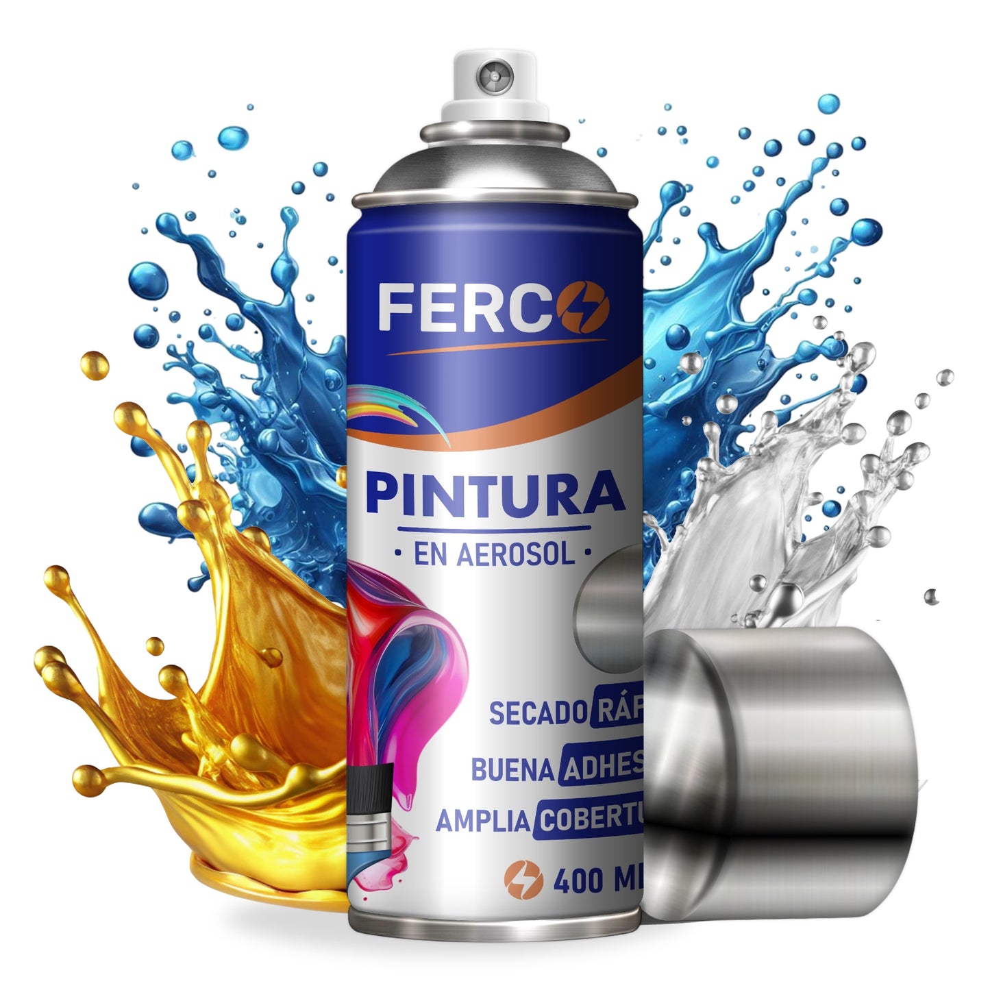 Pintura Ferco En Spray / Aerosol Acrílica Colores Premium 400cc