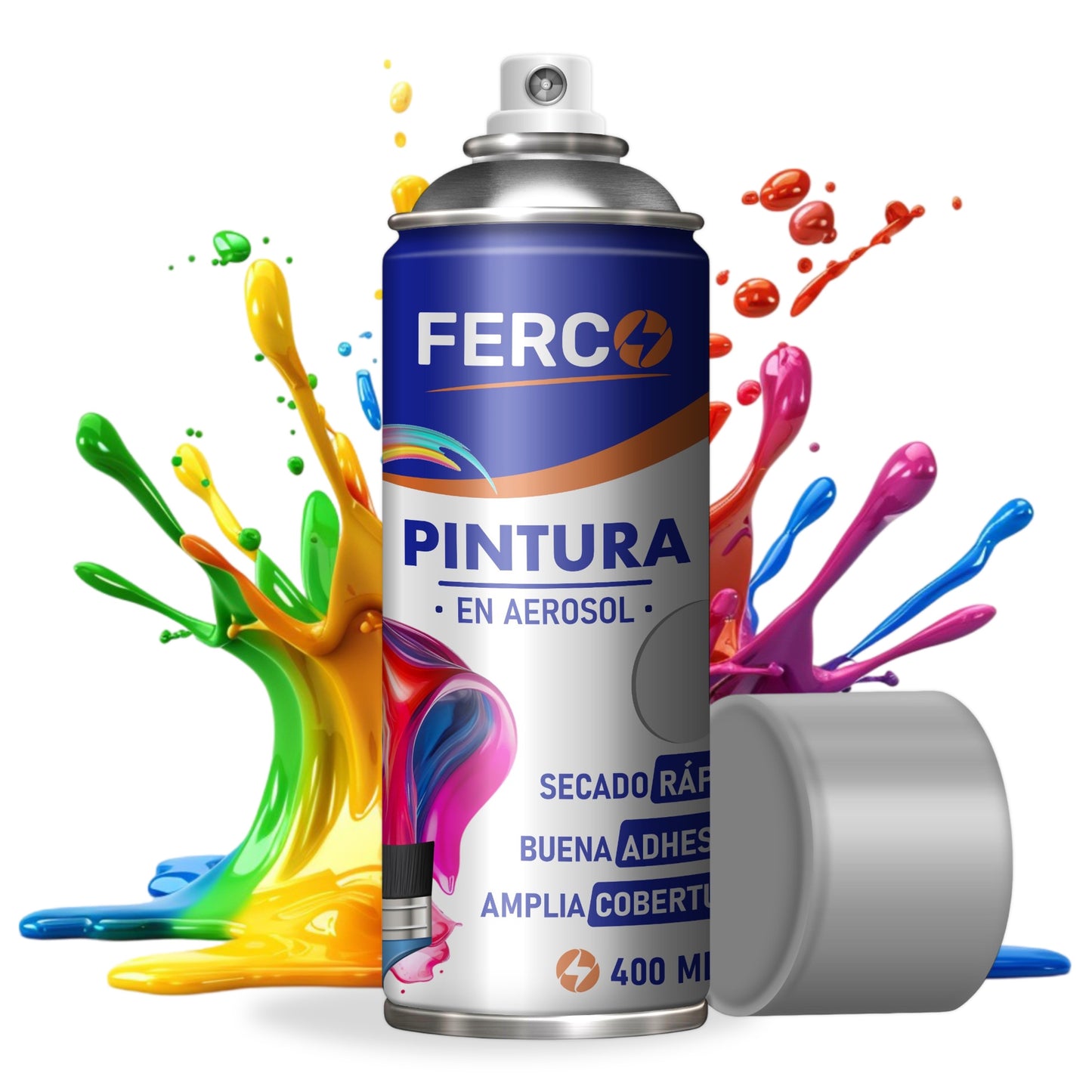 Pintura Ferco en Spray / Aerosol Acrílica Colores Clásicos 400cc