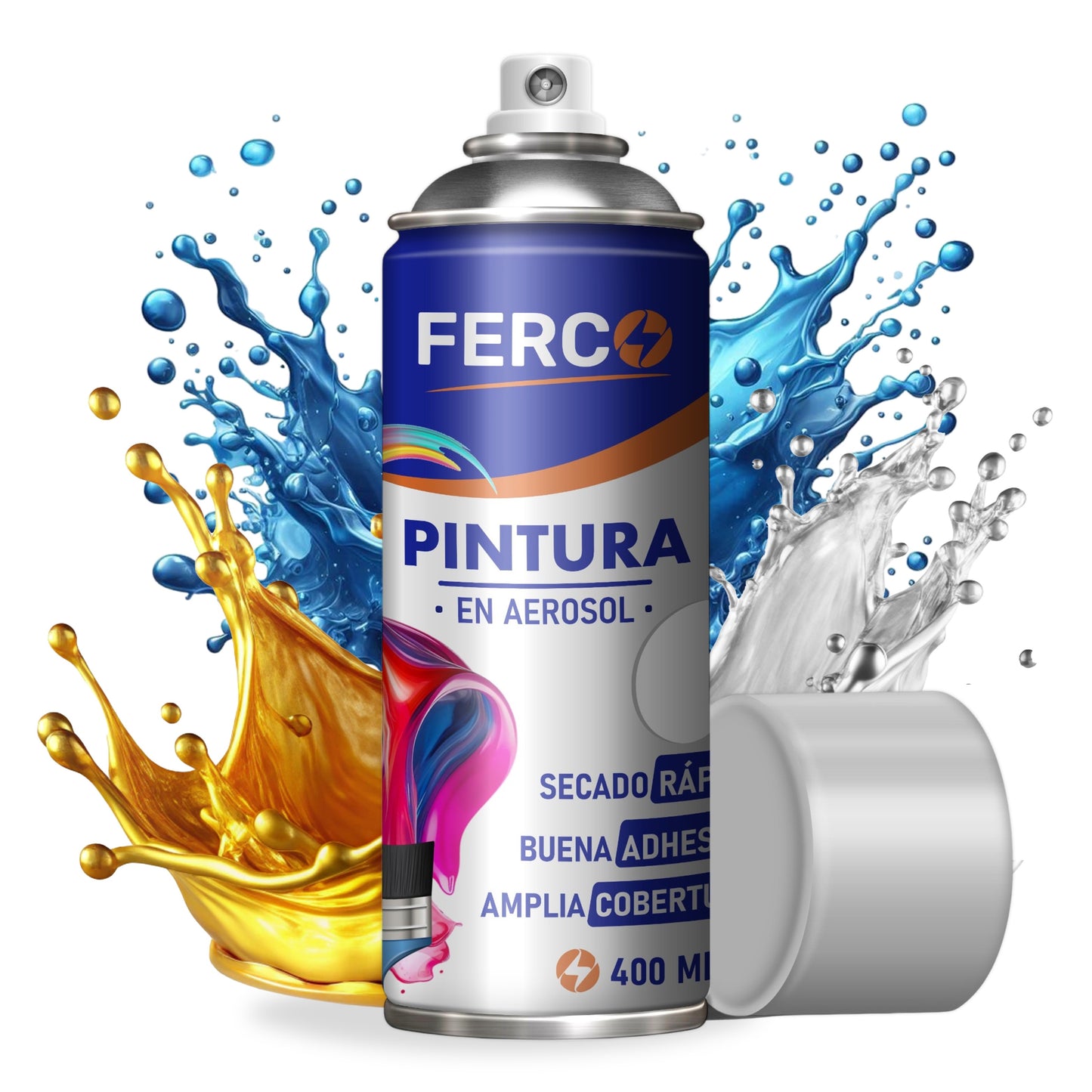 Pintura Ferco En Spray / Aerosol Acrílica Colores Premium 400cc