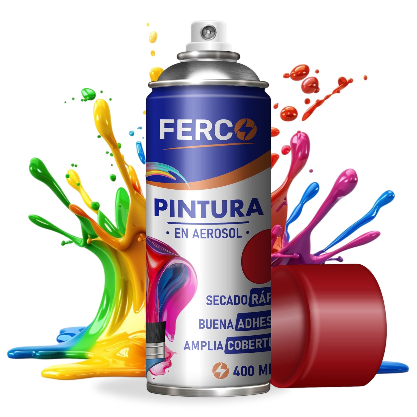 Pintura Ferco en Spray / Aerosol Acrílica Colores Clásicos 400cc