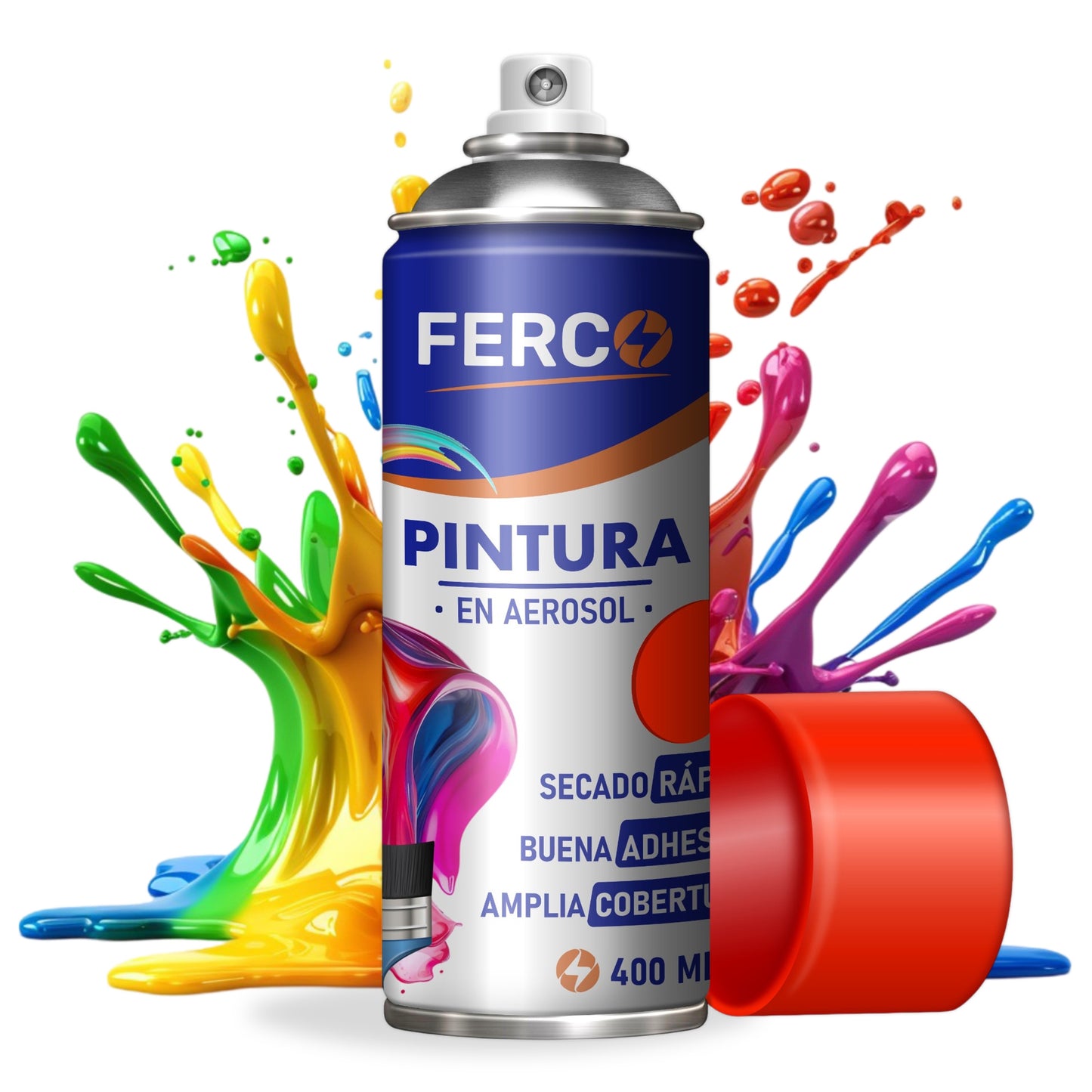 Pintura Ferco en Spray / Aerosol Acrílica Colores Clásicos 400cc
