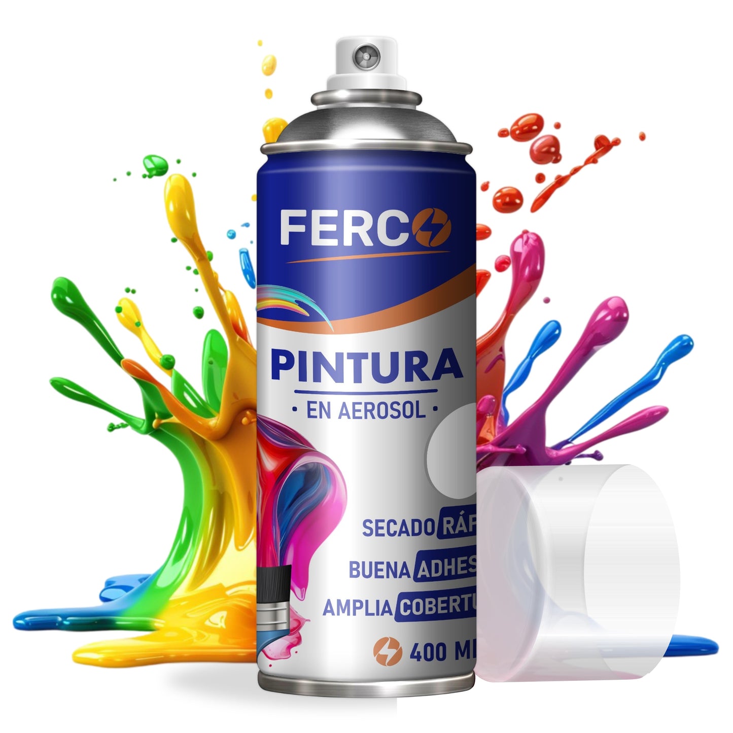 Pintura Ferco en Spray / Aerosol Acrílica Colores Clásicos 400cc