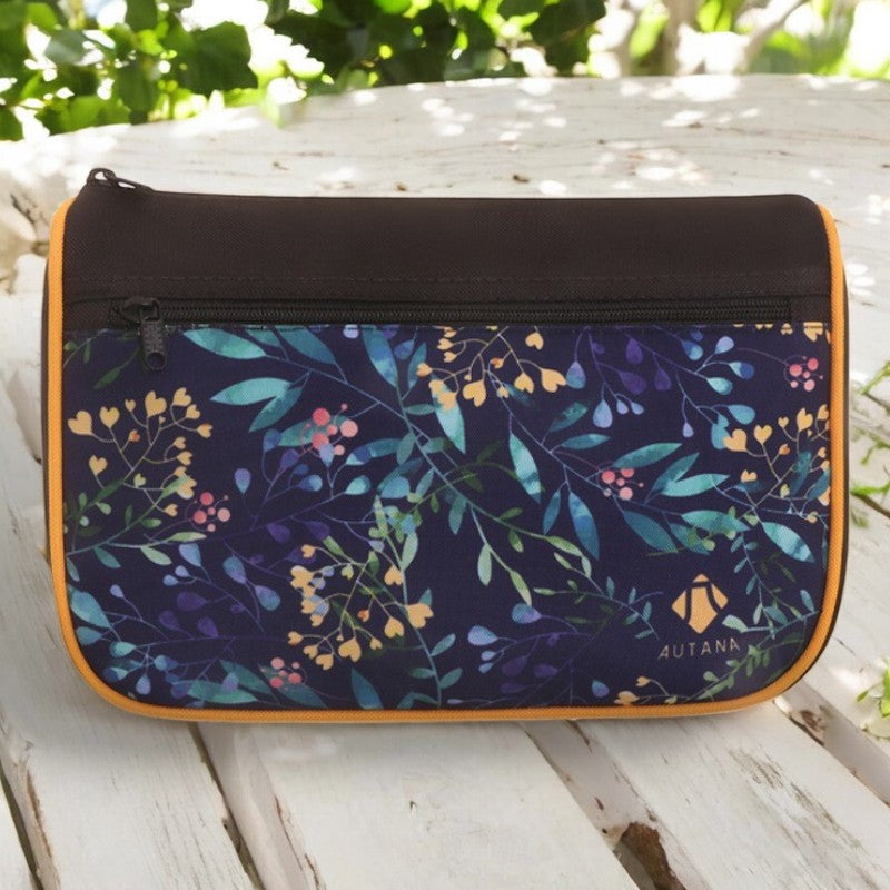 Portacosmético Autana Floral Esmeralda