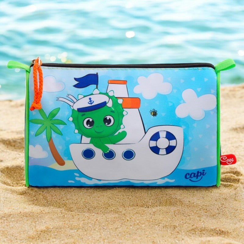 Cartuchera / Estuche Capi Kids Triangular Dino
