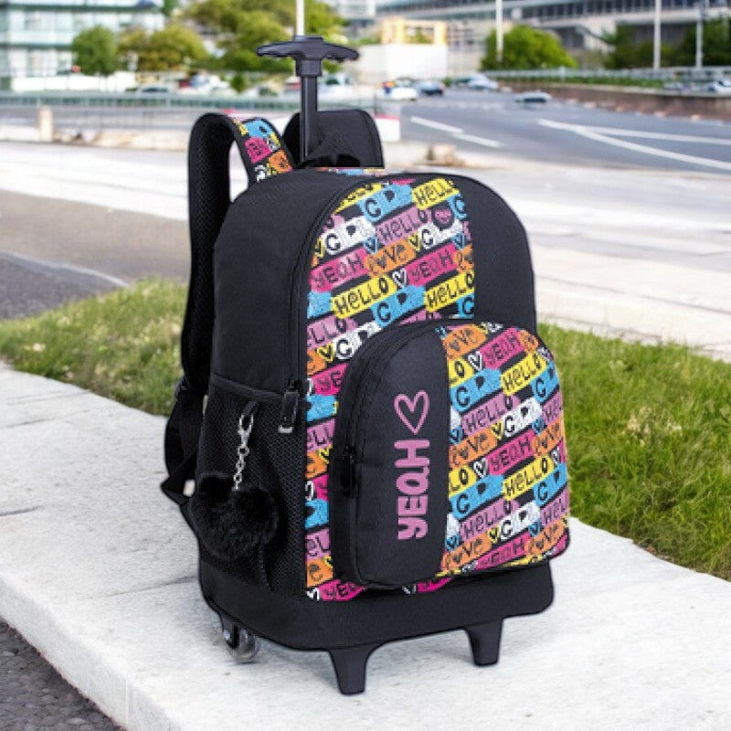 Bolso / Morral Capi con Ruedas Joy Graffiti