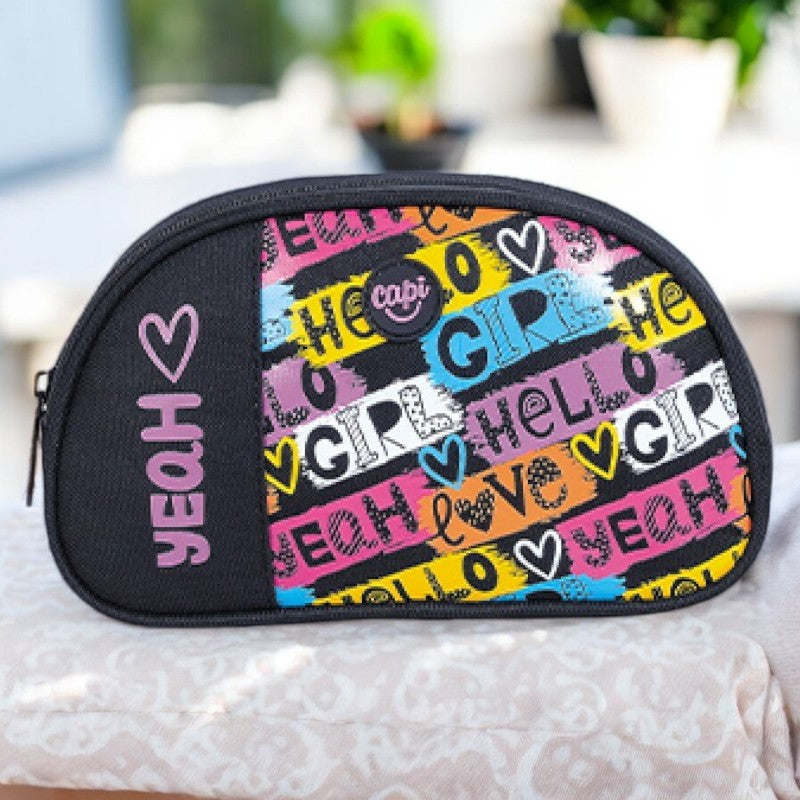 Cartuchera Estuche Ovalado Joy Graffiti Capi