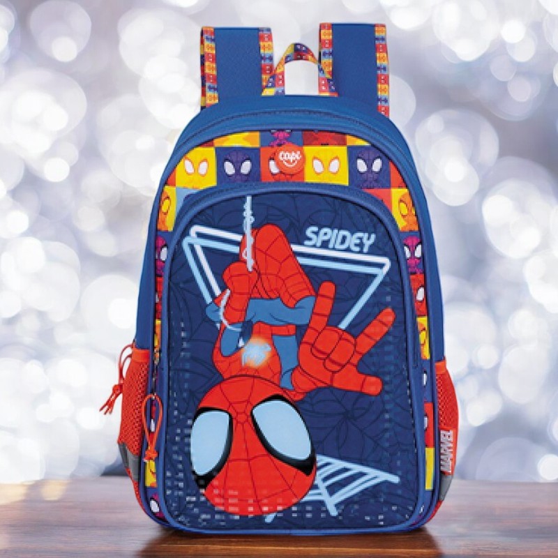 Combo Morral + Cartuchera + Lonchera Spidey And Friends Reverse