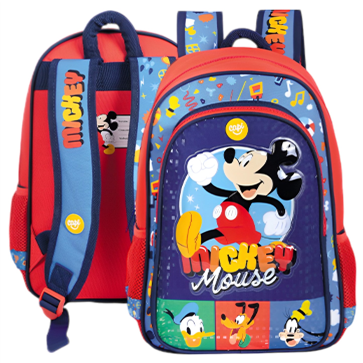 Bolso / Morral Mediano Mickey Mouse Disney Junior Capi