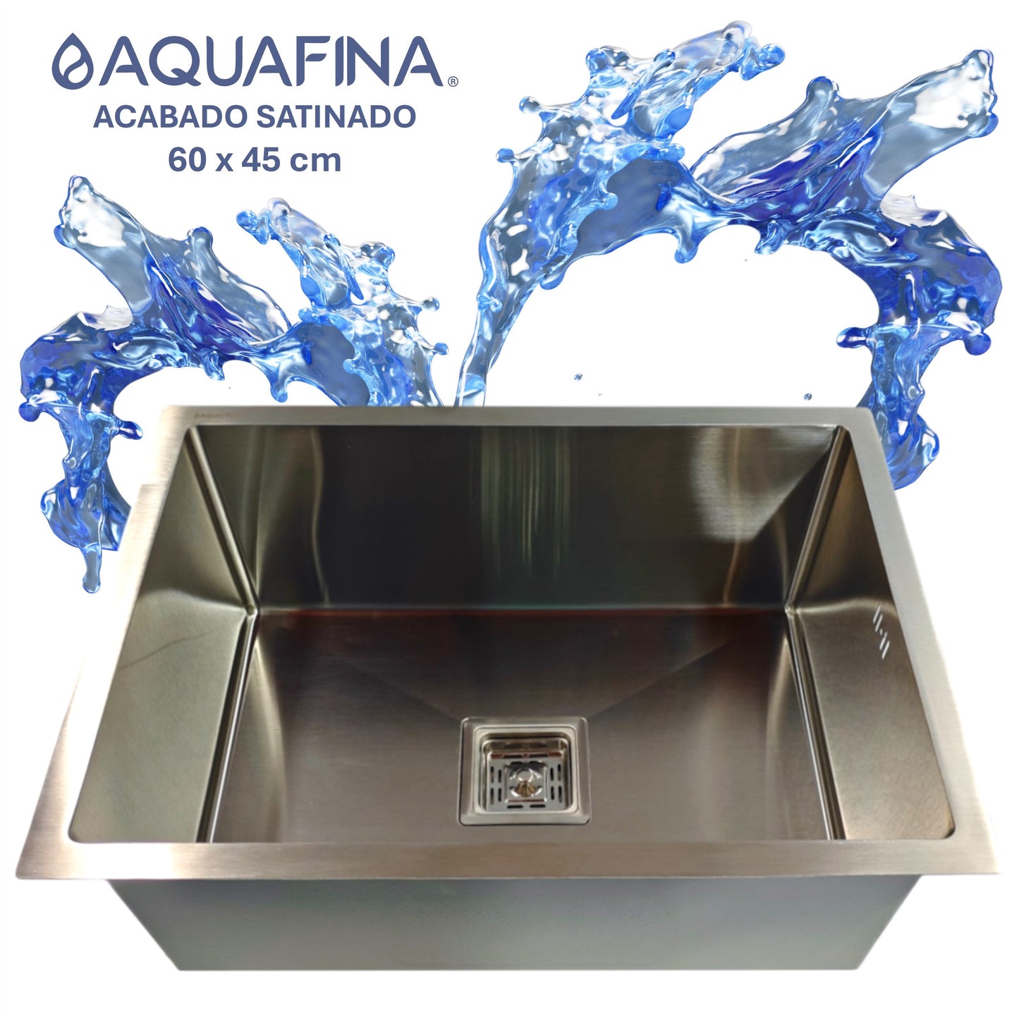 Fregadero / Lavaplatos Pequeño Aquafina Empotrable 60x45cm
