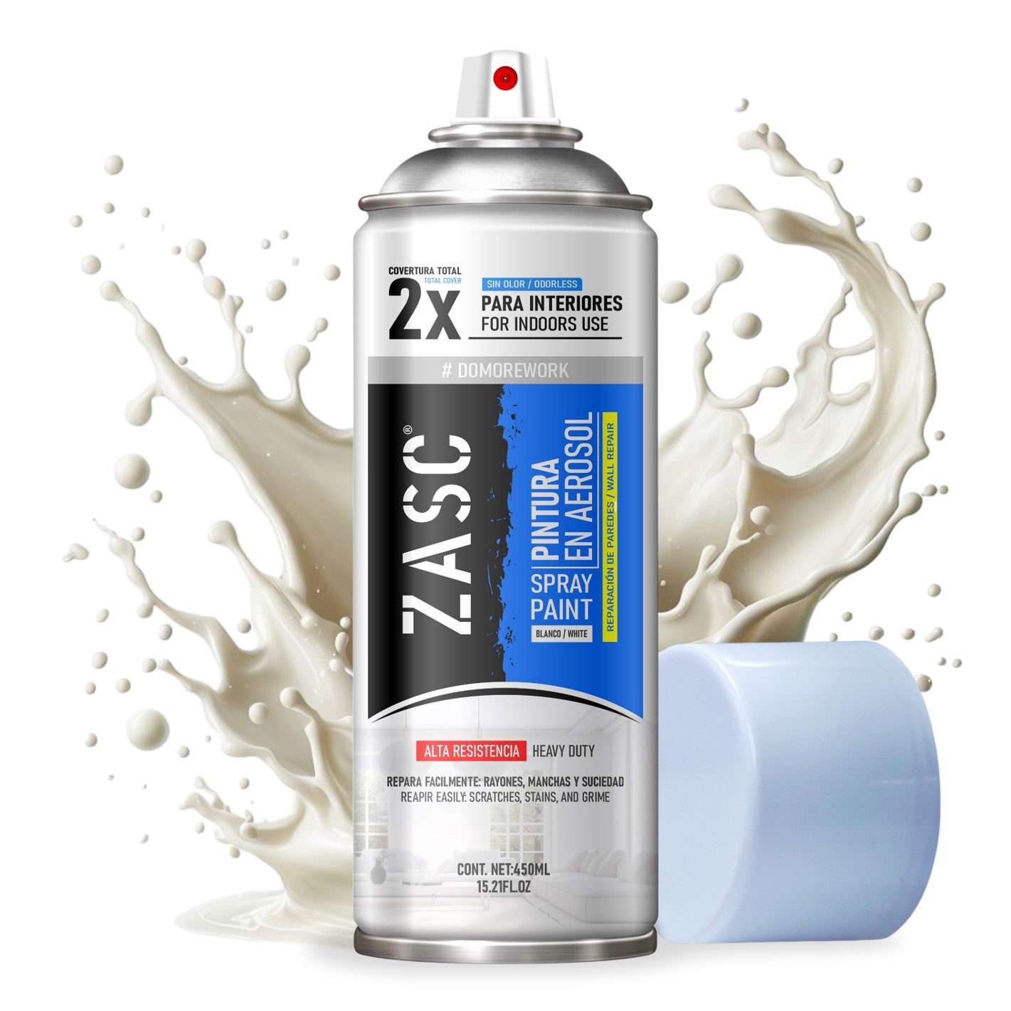 Pintura En Spray / Aerosol Zasc Blanca Reparadora (sin-olor) 400ml