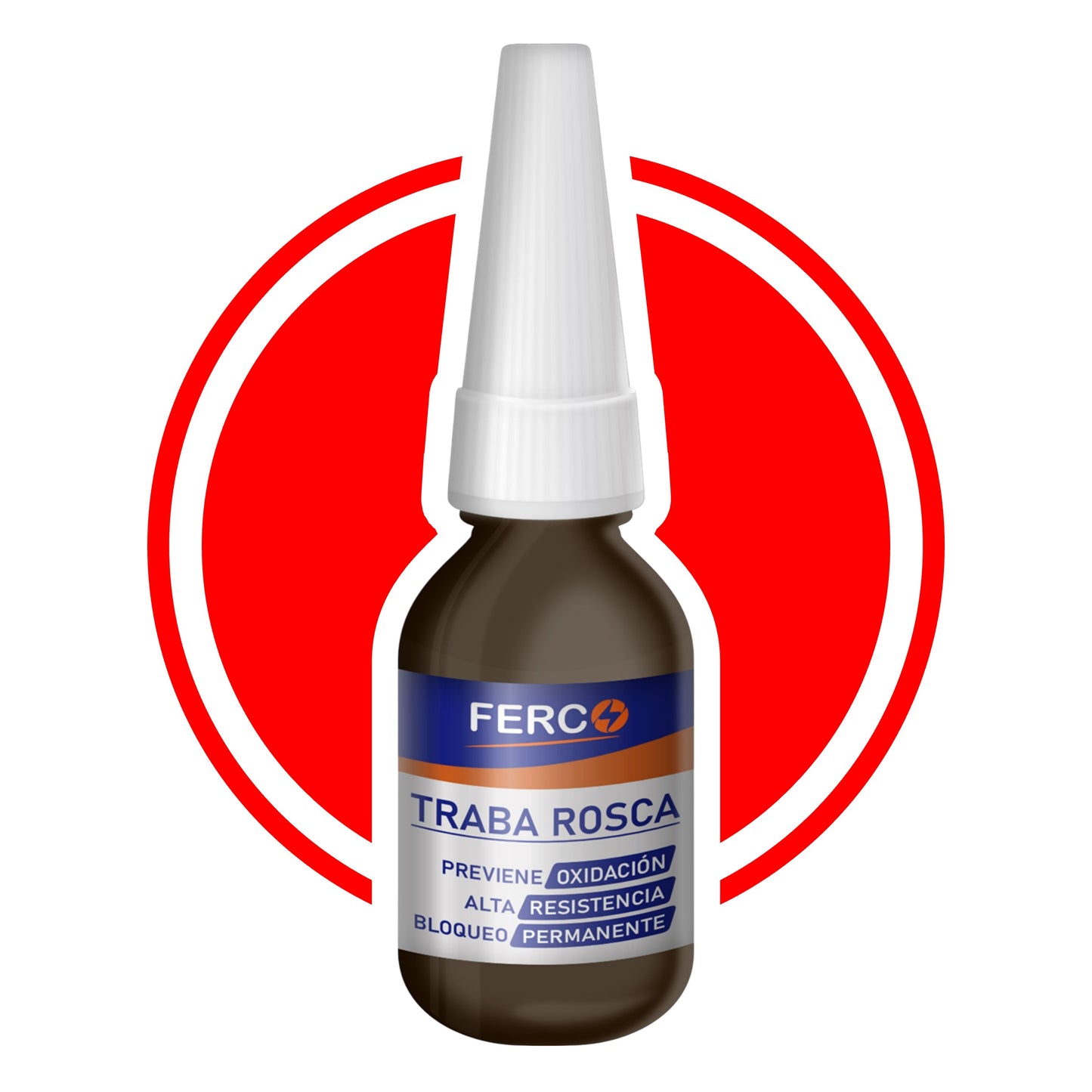Fijador De Rosca Trabarosca Ferco - Fuerza (Media / Fuerte) 10ml