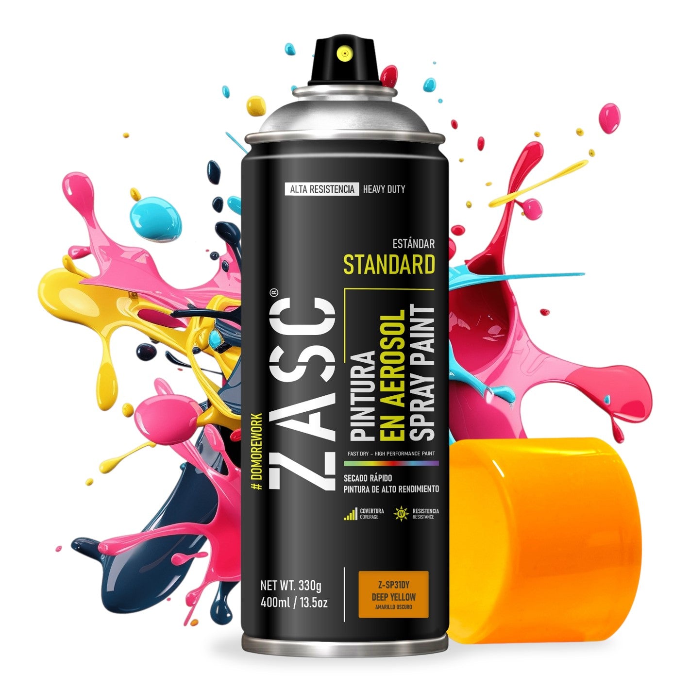 Pintura En Spray / Aerosol Zasc Colores Estándar 400ml