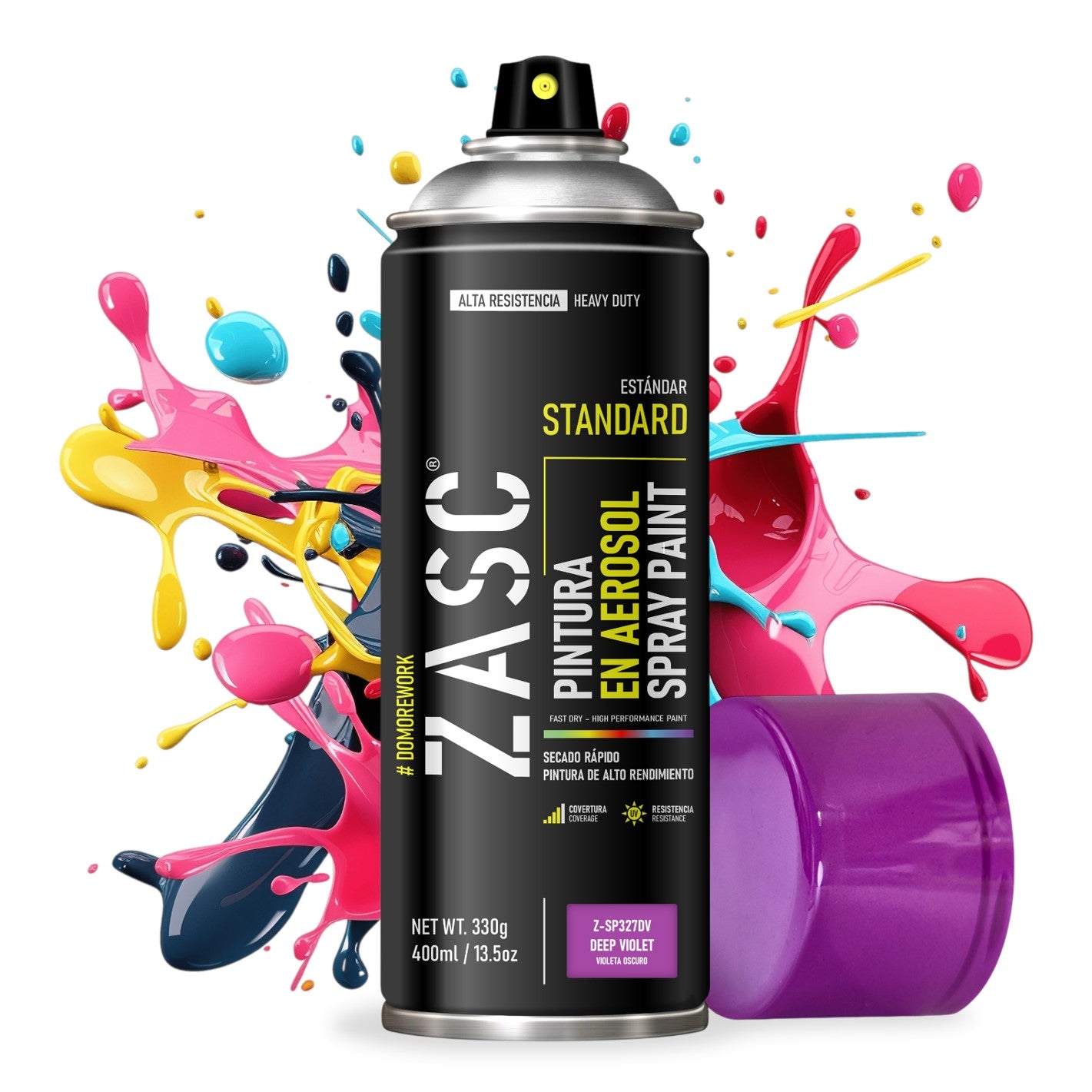 Pintura En Spray / Aerosol Zasc Colores Estándar 400ml