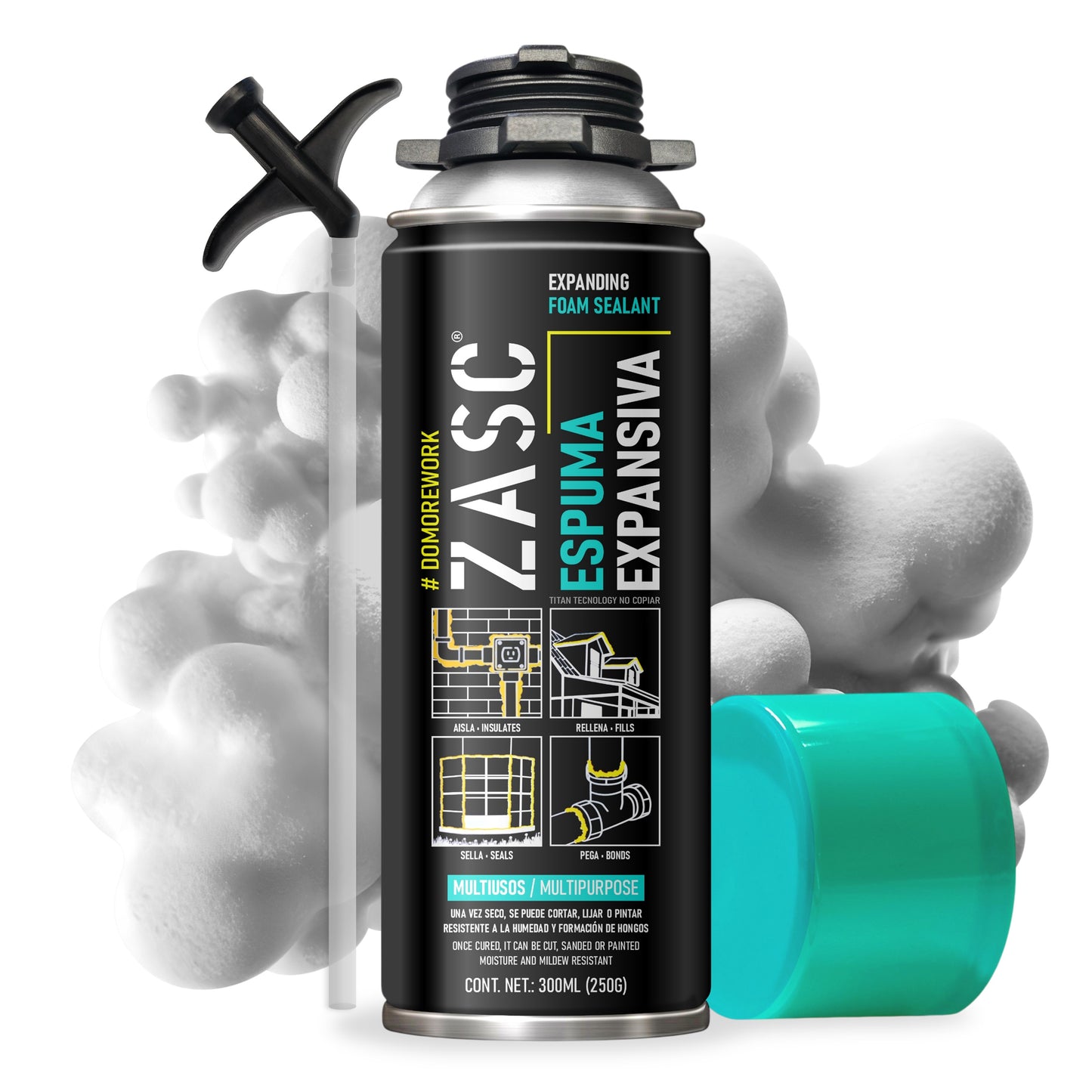 Espuma Expansiva Multiusos / Spray Zasc de Poliuretano