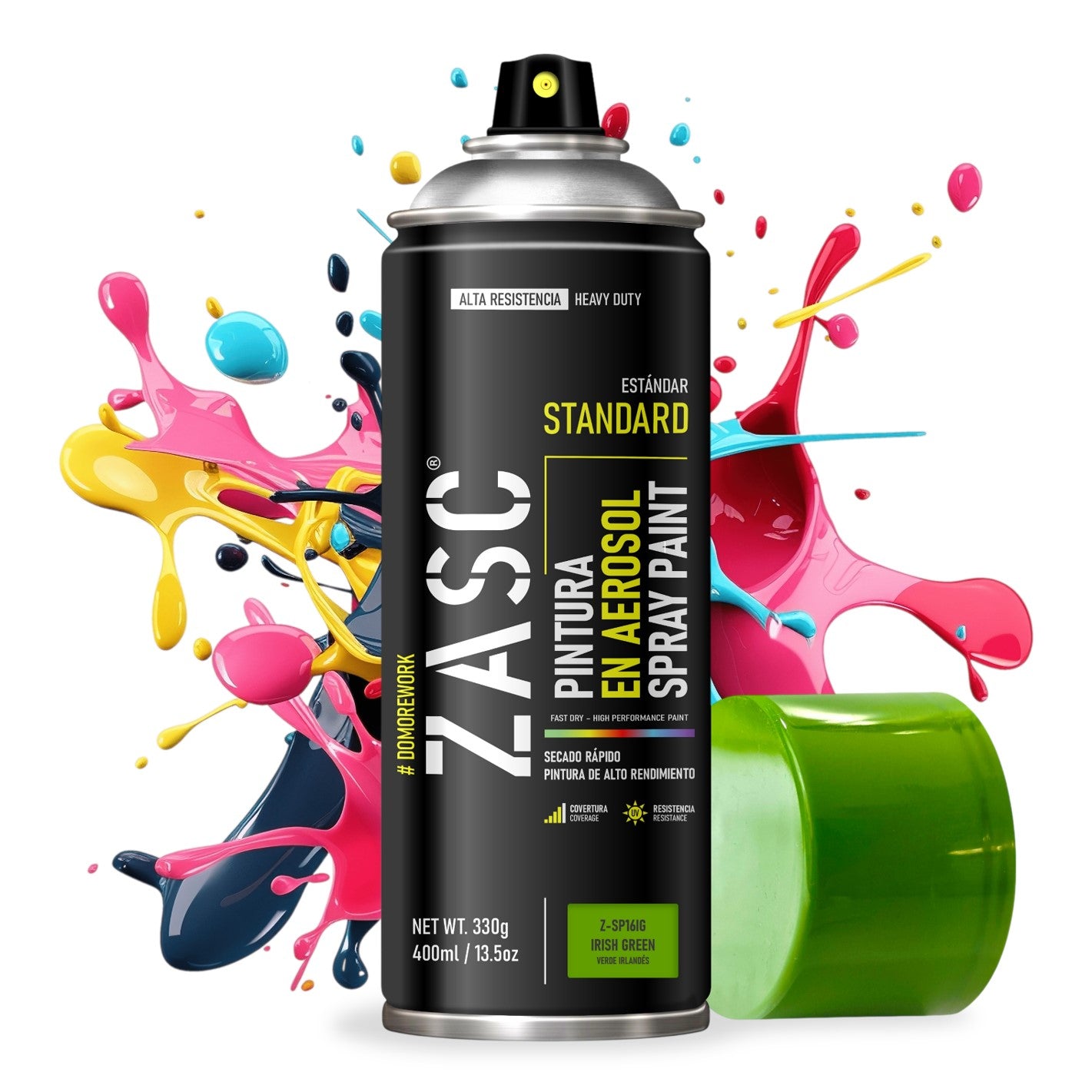 Pintura En Spray / Aerosol Zasc Colores Estándar 400ml