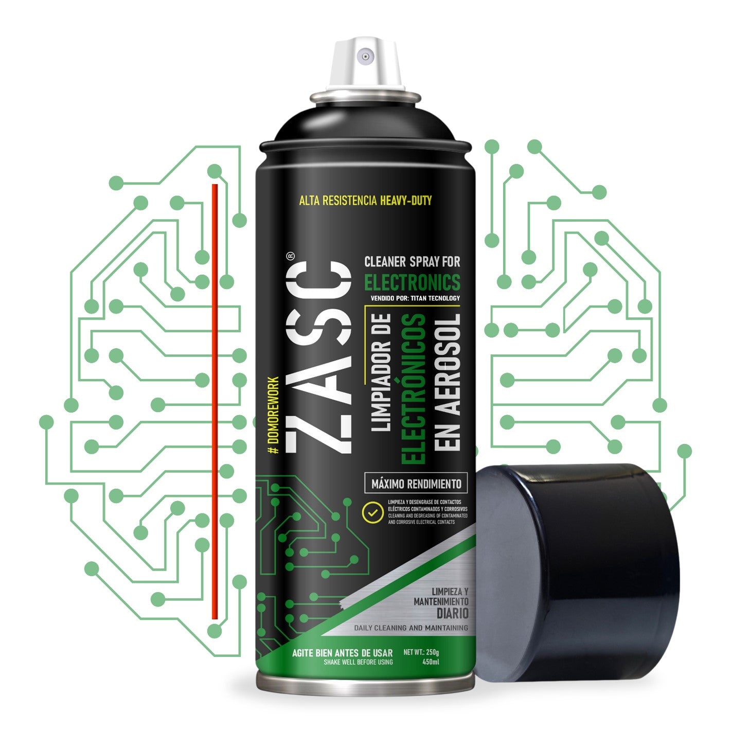 Limpiador De Contacto Electrónico Zasc En Spray 450ml