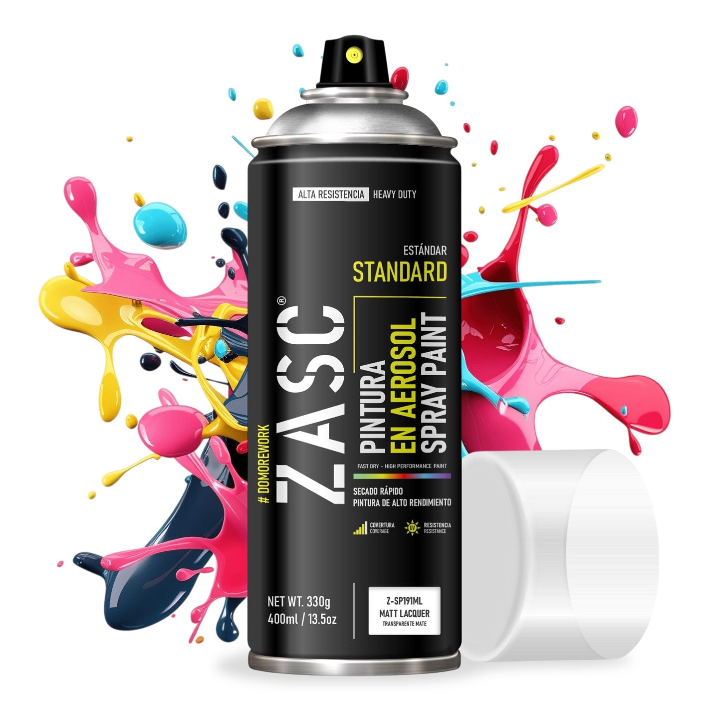 Pintura En Spray / Aerosol Zasc Colores Estándar 400ml