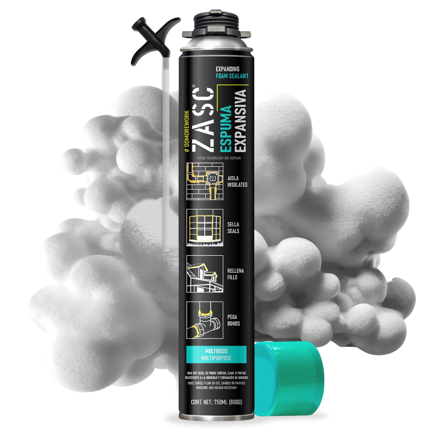 Espuma Expansiva Multiusos / Spray Zasc de Poliuretano