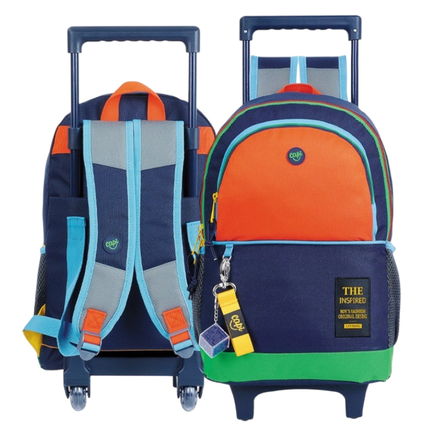 Bolso / Morral Con Ruedas Capi Para Niños Energy Rubik