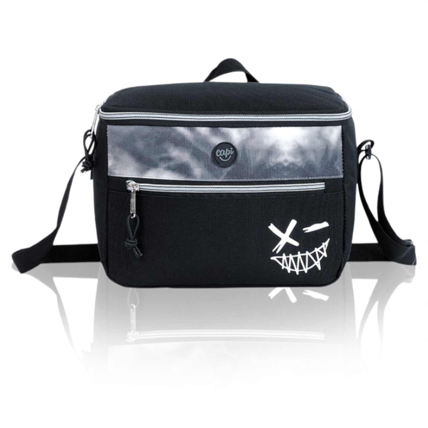 Combo Morral + Cartuchera + Lonchera Energy Street Art Capi