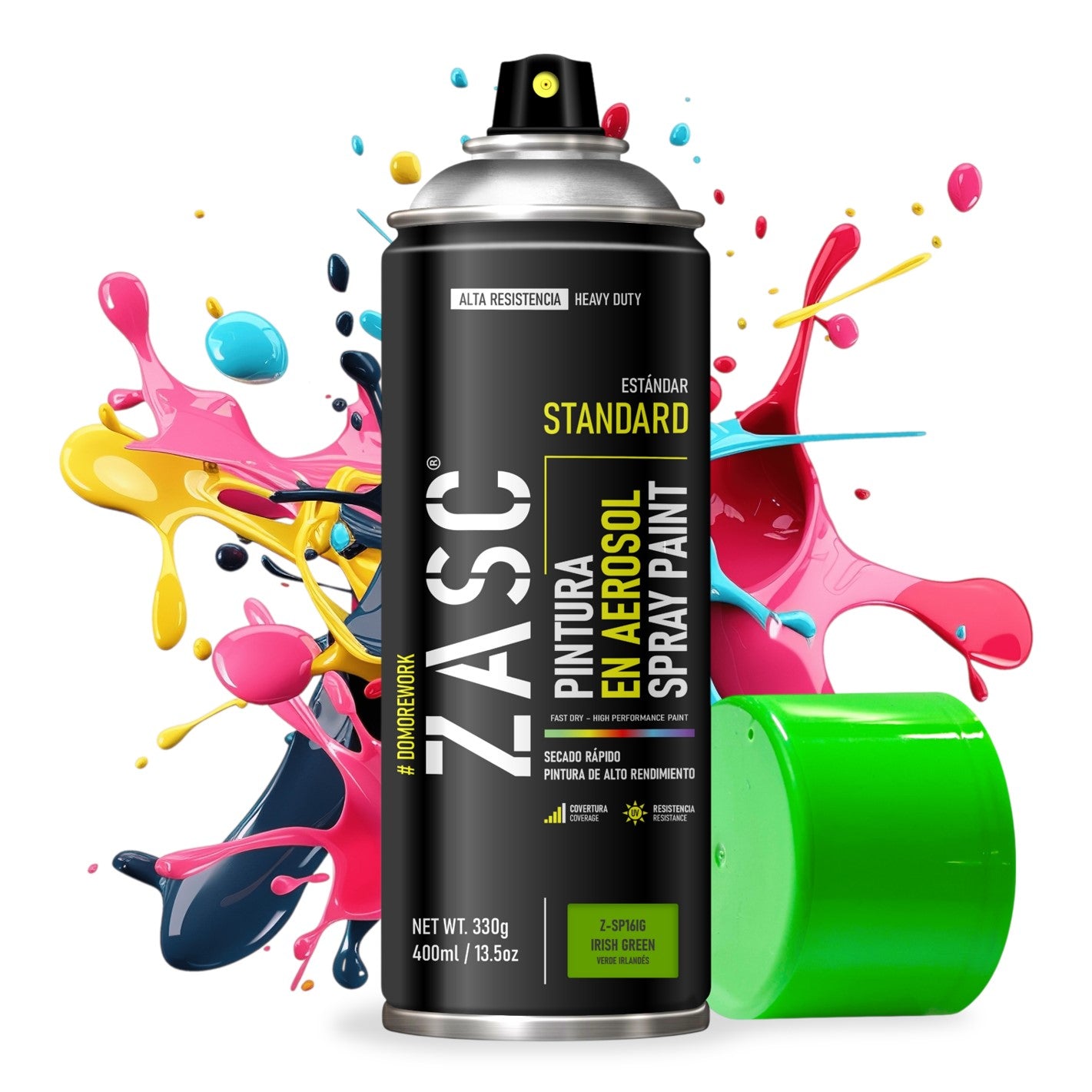 Pintura En Spray / Aerosol Zasc Colores Estándar 400ml