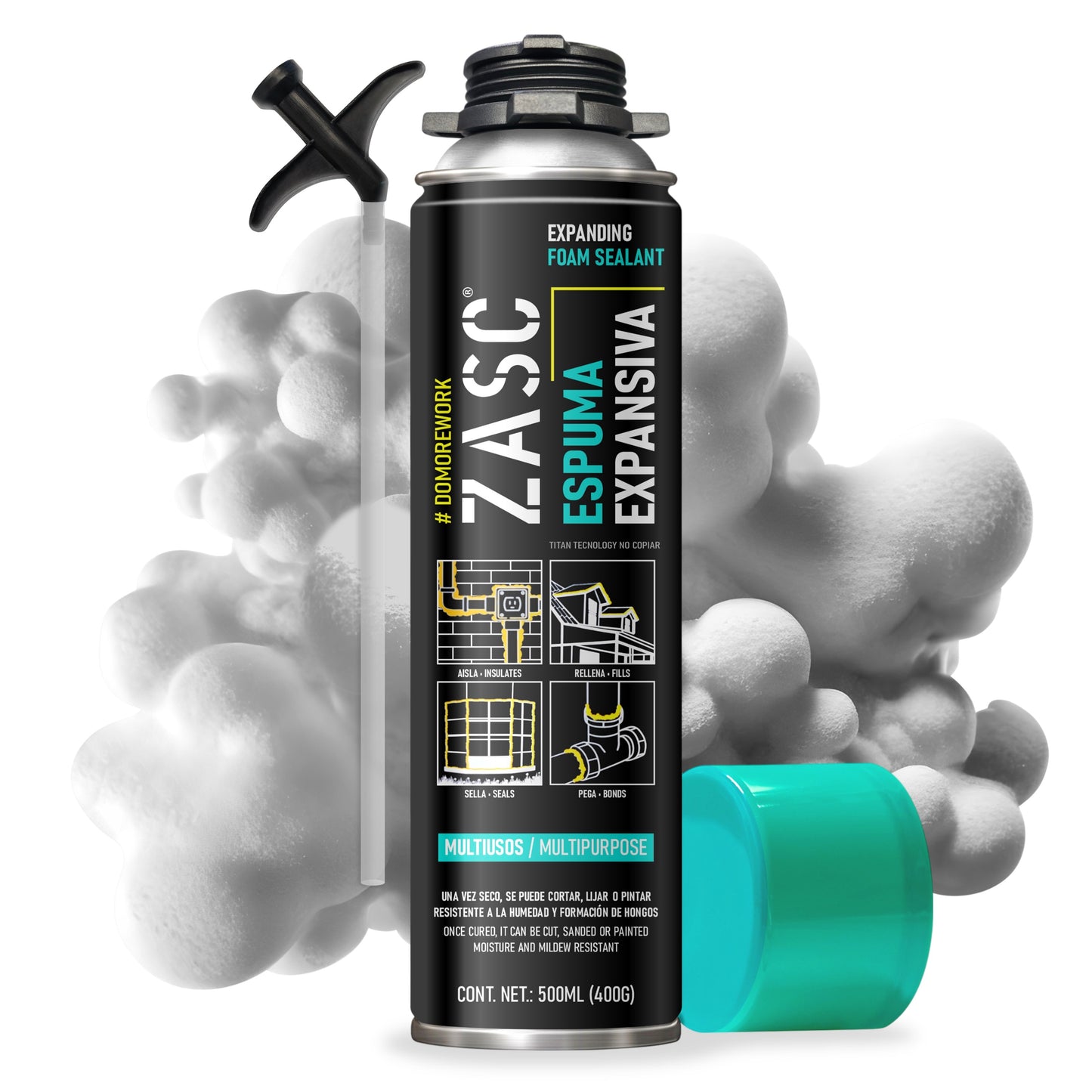Espuma Expansiva Multiusos / Spray Zasc de Poliuretano