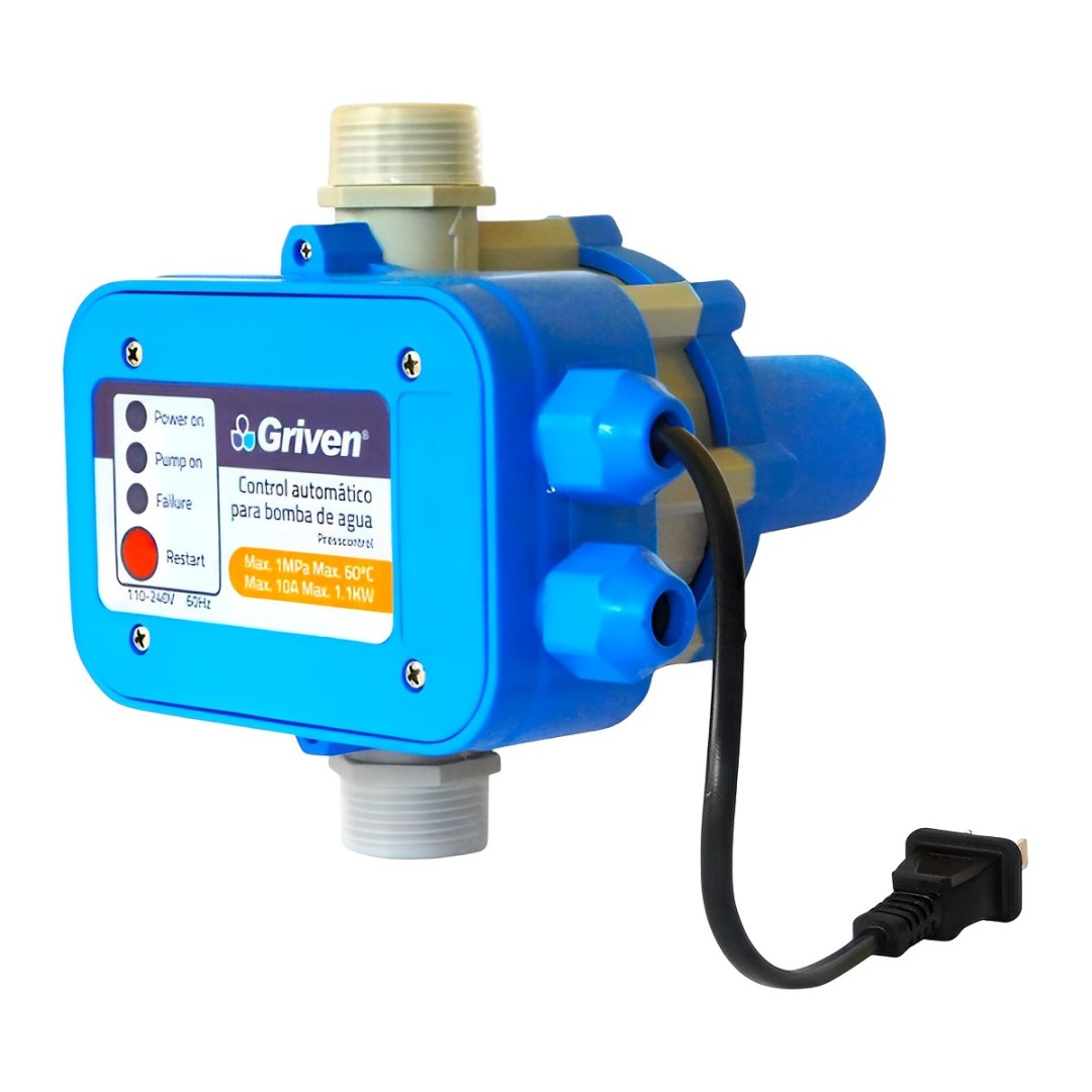 PressControl Control Automático Para Bomba De Agua Griven