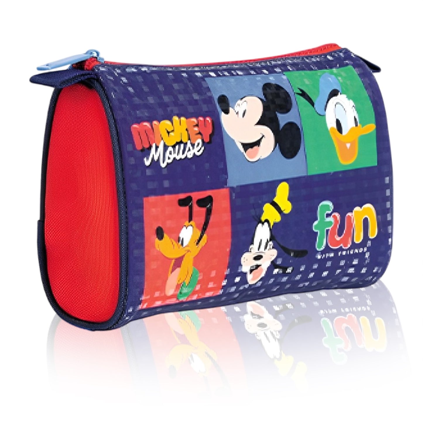 Combo Morral + Cartuchera + Lonchera Mickey Mouse Disney Junior Capi