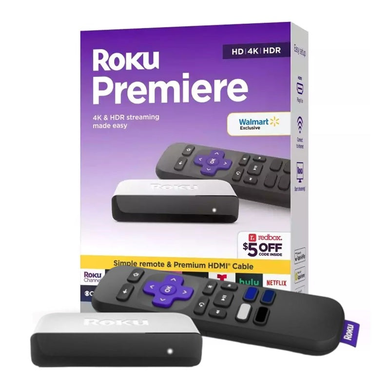 Roku Premiere HD 4K HDR Streaming Netflix / YouTube / HBO