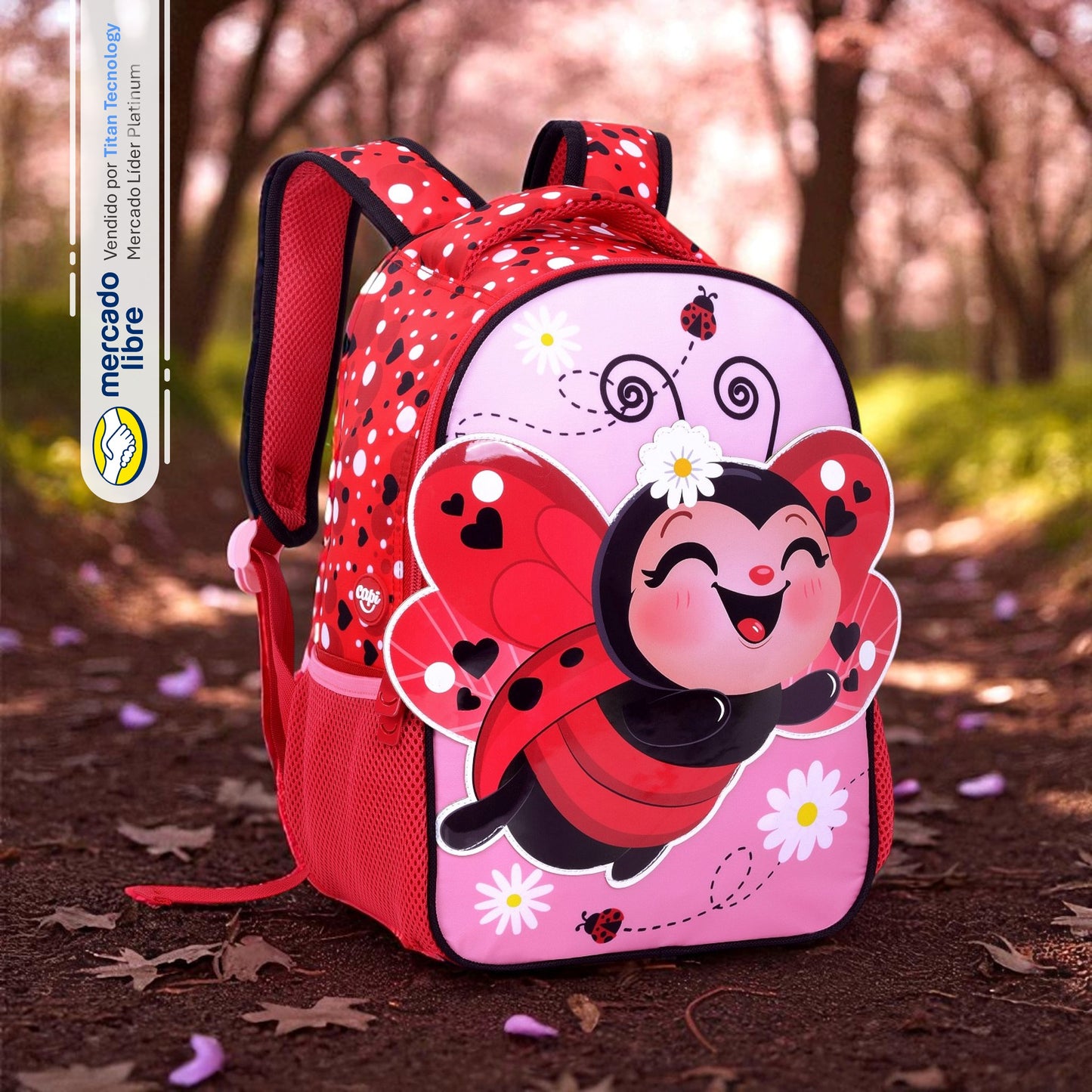 Bolso / Morral Capi Kids Mediano Cute Jade (XS)