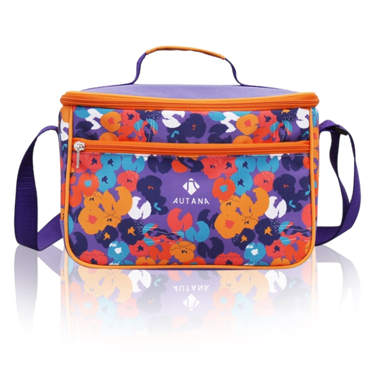 Lonchera Térmica Autana Rectangular Capi Purple Fun + Obsequio