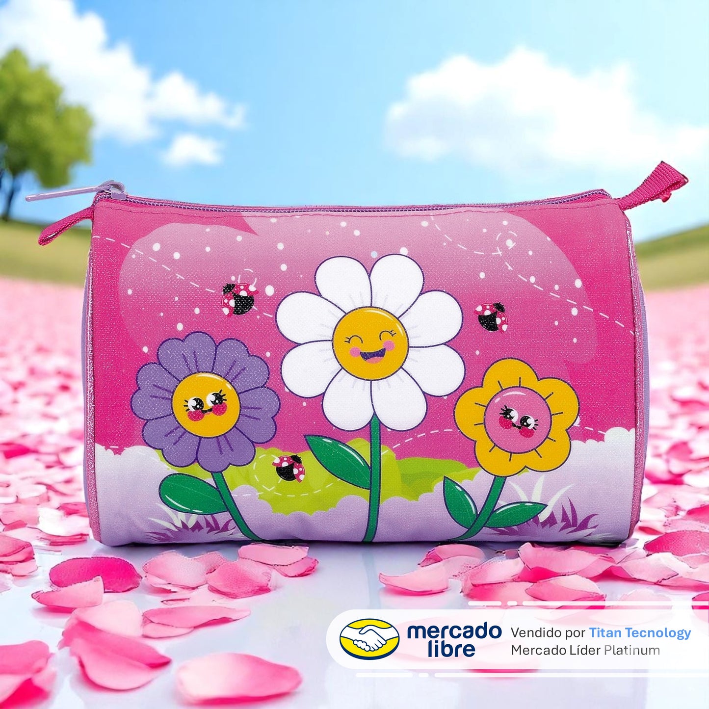 Cartuchera / Estuche Capi Kids Triangular Daisy