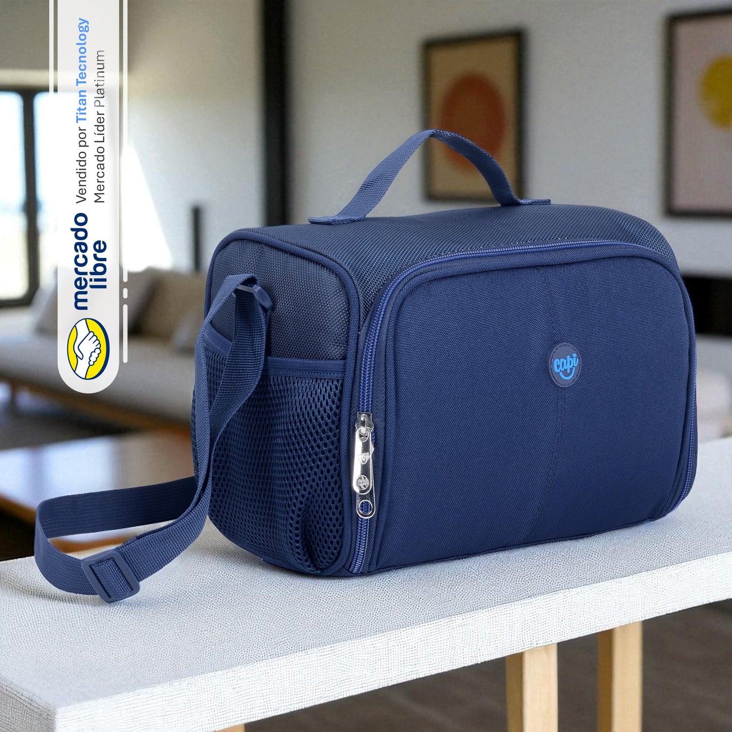 Lonchera / Bolso Térmico Capi Happy Classic Blue