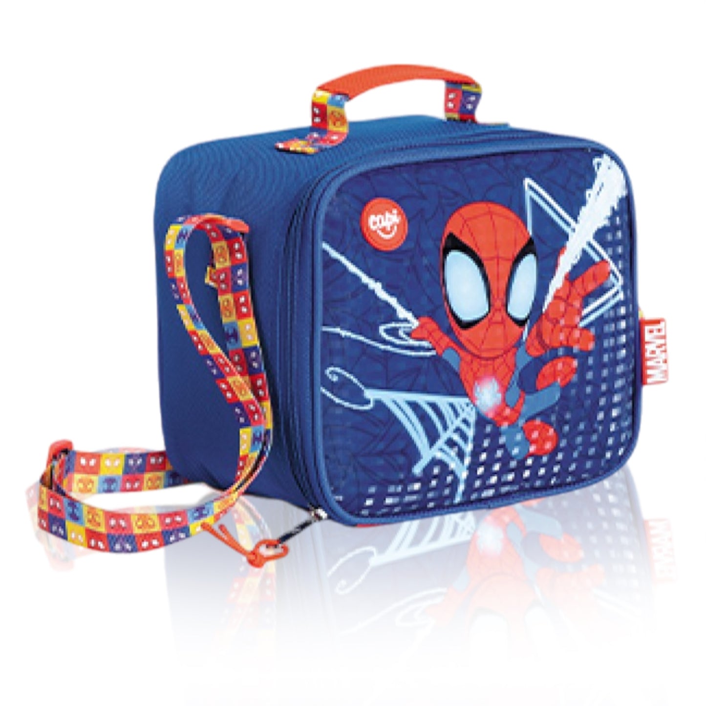 Combo Morral + Cartuchera + Lonchera Spidey And Friends Reverse