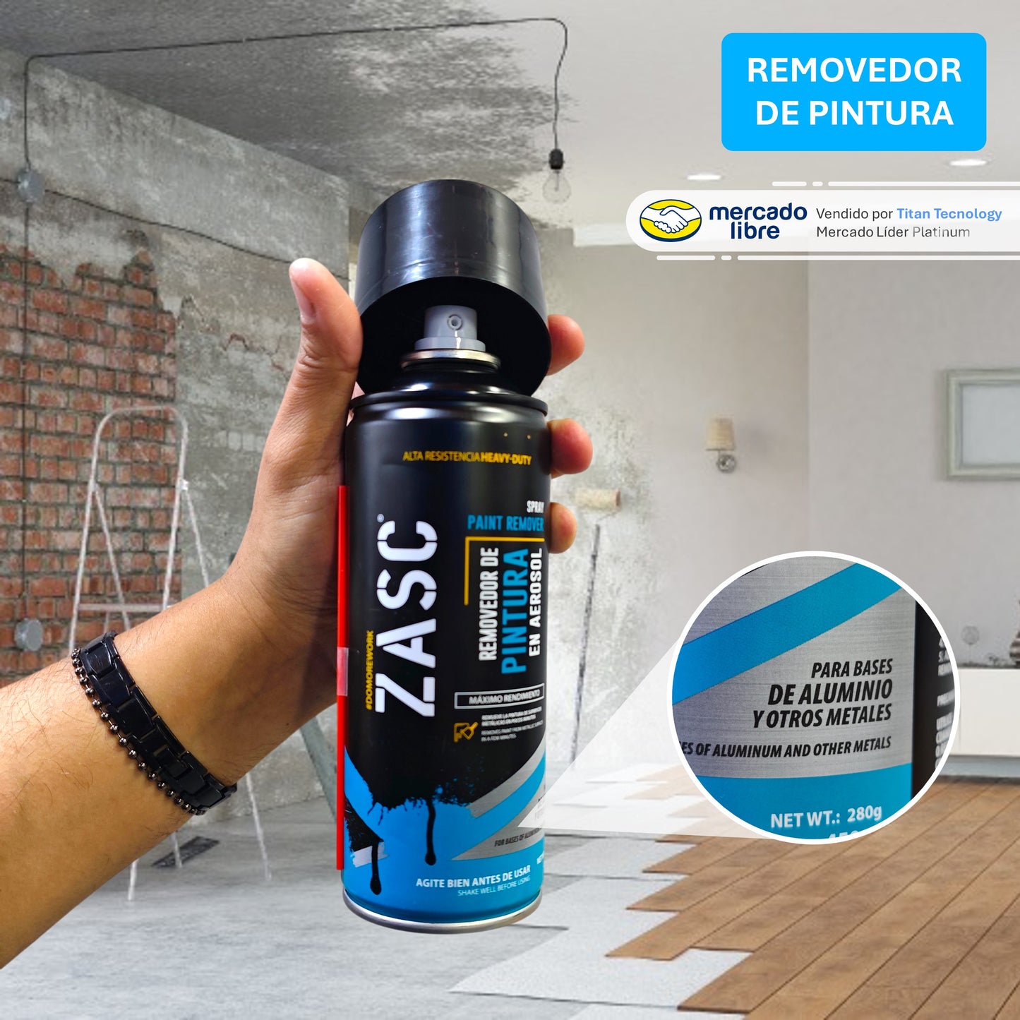 Removedor de Pintura Zasc en Spray / Aerosol 450ml