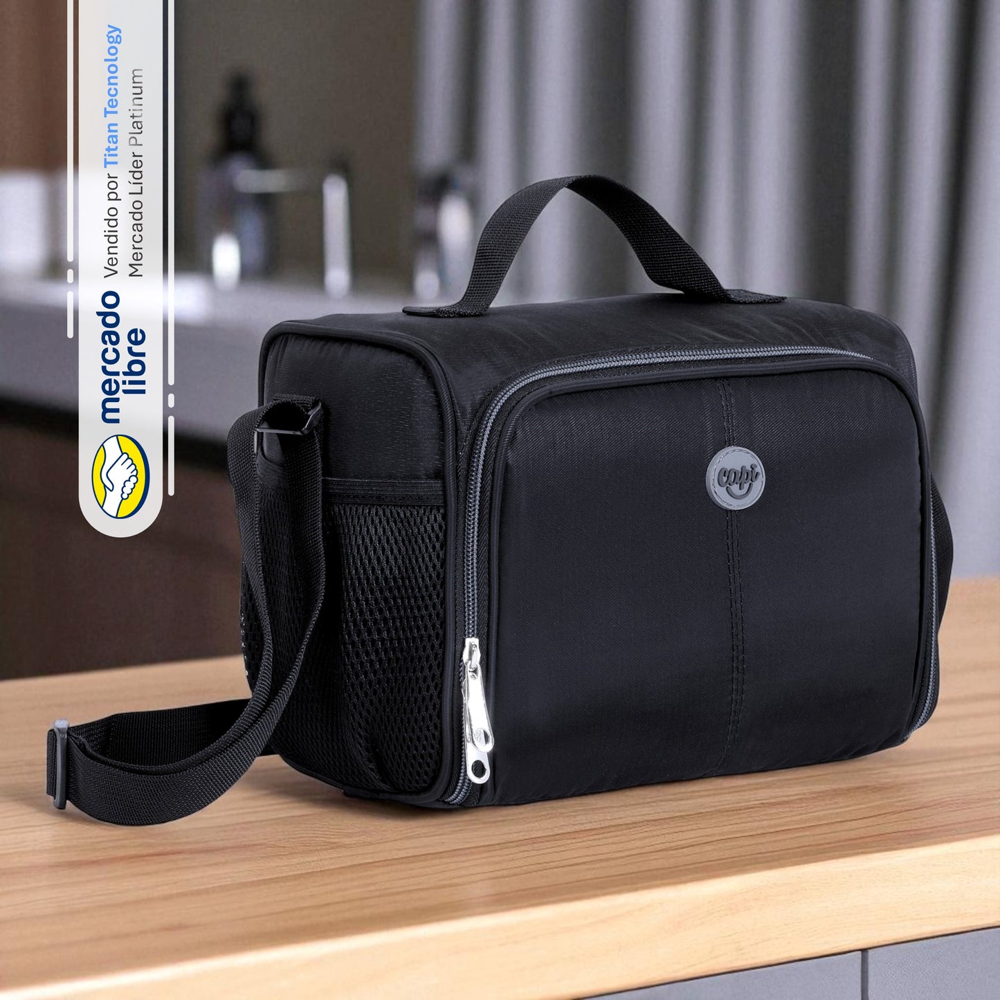 Lonchera / Bolso Térmico Capi Happy Classic Black